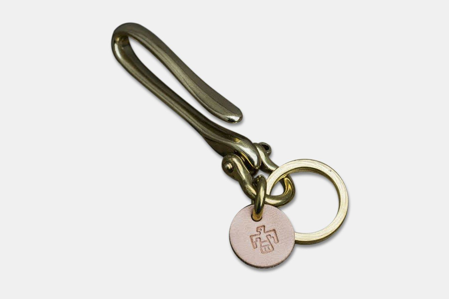 Eternal Leather Solid Brass Fish Hook Keychain Price & Reviews Massdrop